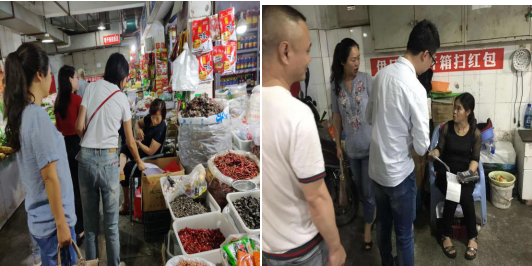 金沙农贸市场开展消防应急疏散演练