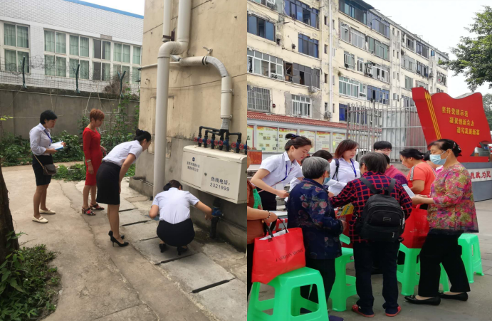走进小区点对点 拉近服务心贴心