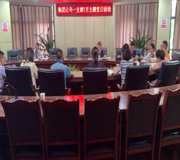 公司一支部组织开展“读书交流会” 主题党日活动
