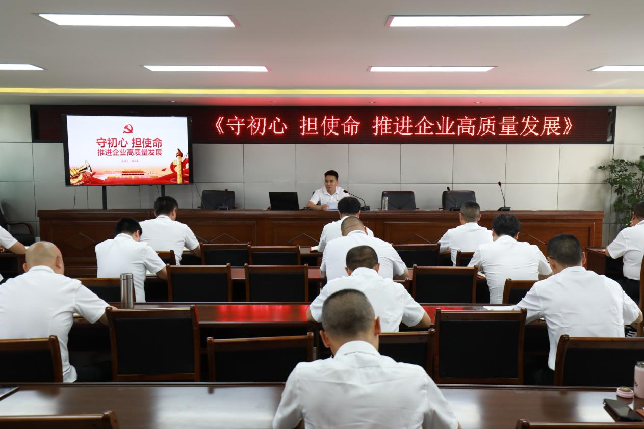 天泉公司党支部召开支部大会暨主题党日活动