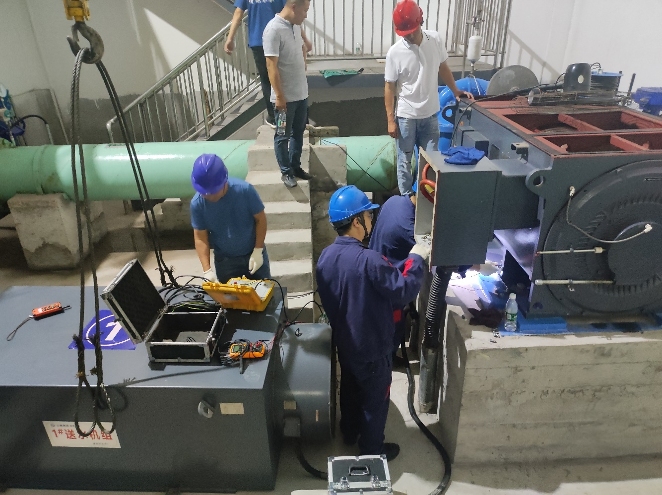 制水分公司开展震后隐患专项排查